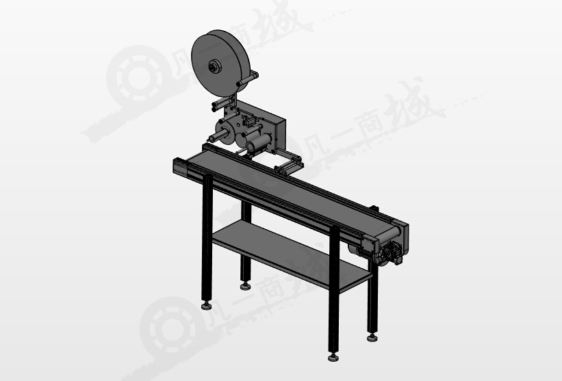 帶條處理輸送機(jī)三維圖 模型截圖[1]
