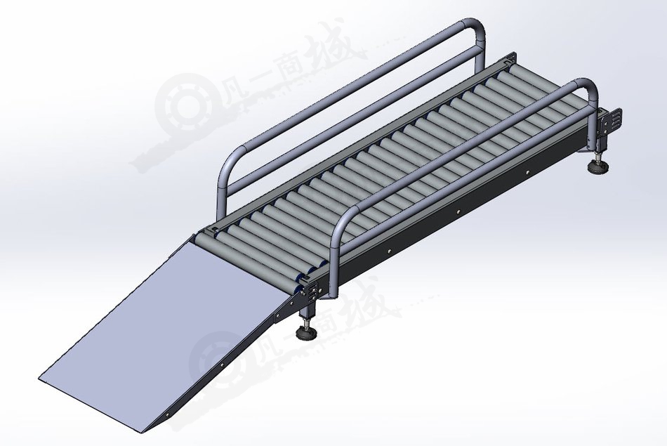 機(jī)場(chǎng)行李輸送機(jī)組合 模型截圖[3]