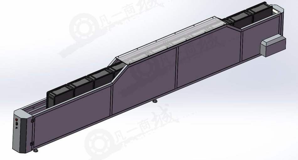 機(jī)場(chǎng)行李輸送機(jī)組合 模型截圖[5]