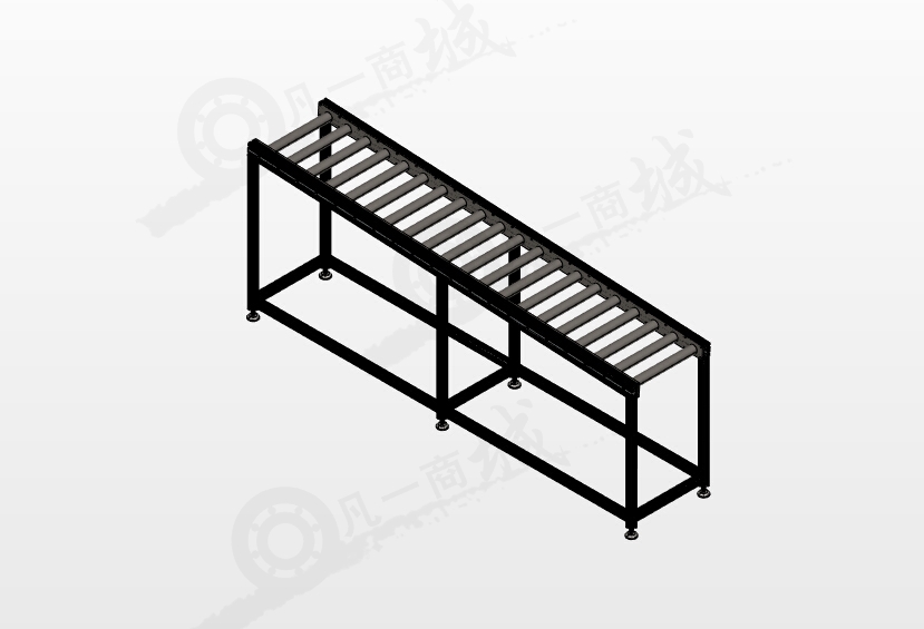 鋁型材框架滾筒輸送機(jī) 模型截圖[1]
