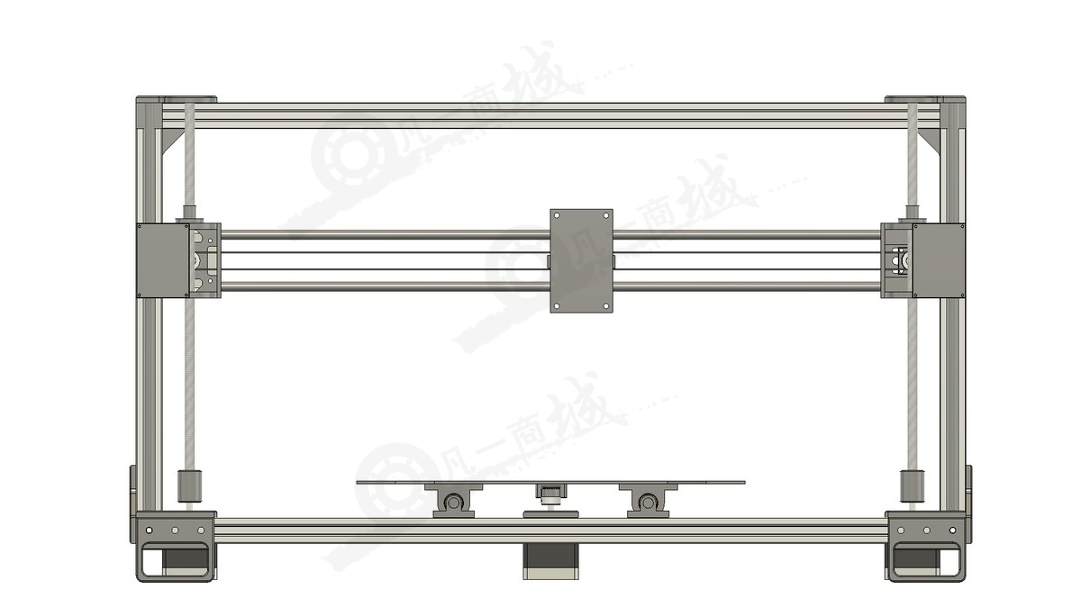 3D打印機(jī)框架設(shè)計(jì) 模型截圖[1]