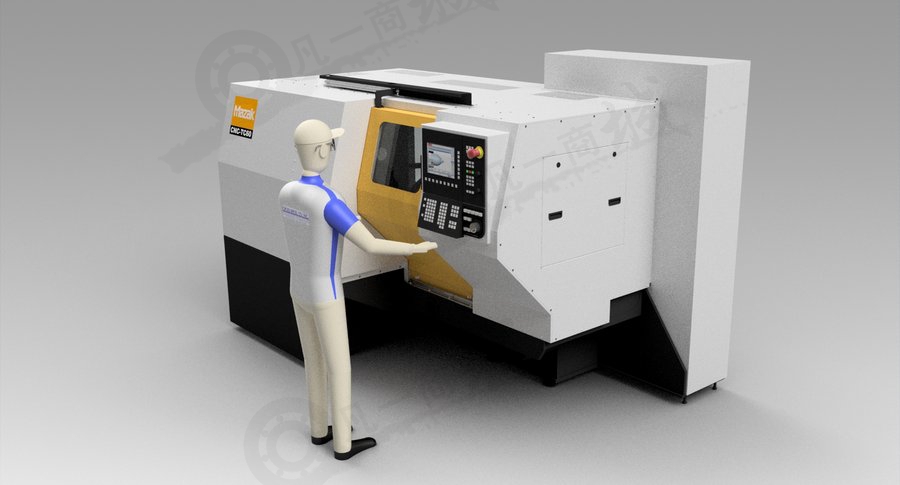 數(shù)控車(chē)床設(shè)計(jì) 模型截圖[2]