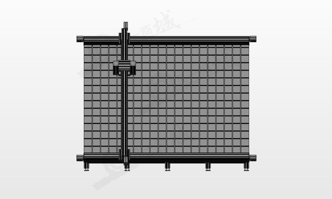 數(shù)控斜面板框架 模型截圖[2]