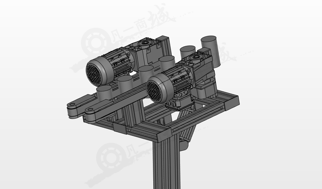 懸掛式圓柱體輸送機 模型截圖[2]