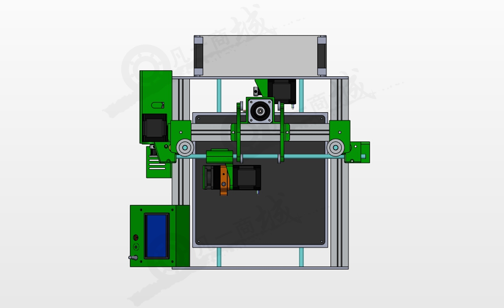 3D打印機(jī)設(shè)計(jì) 模型截圖[4]