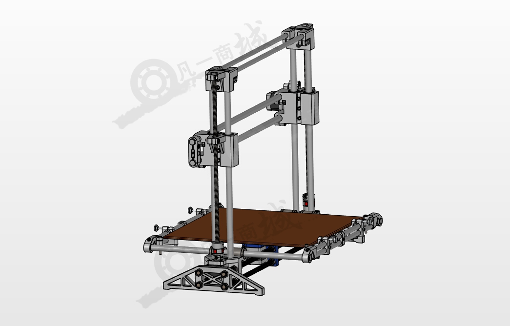 絲杠光軸架構(gòu)的3D打印機 模型截圖[3]