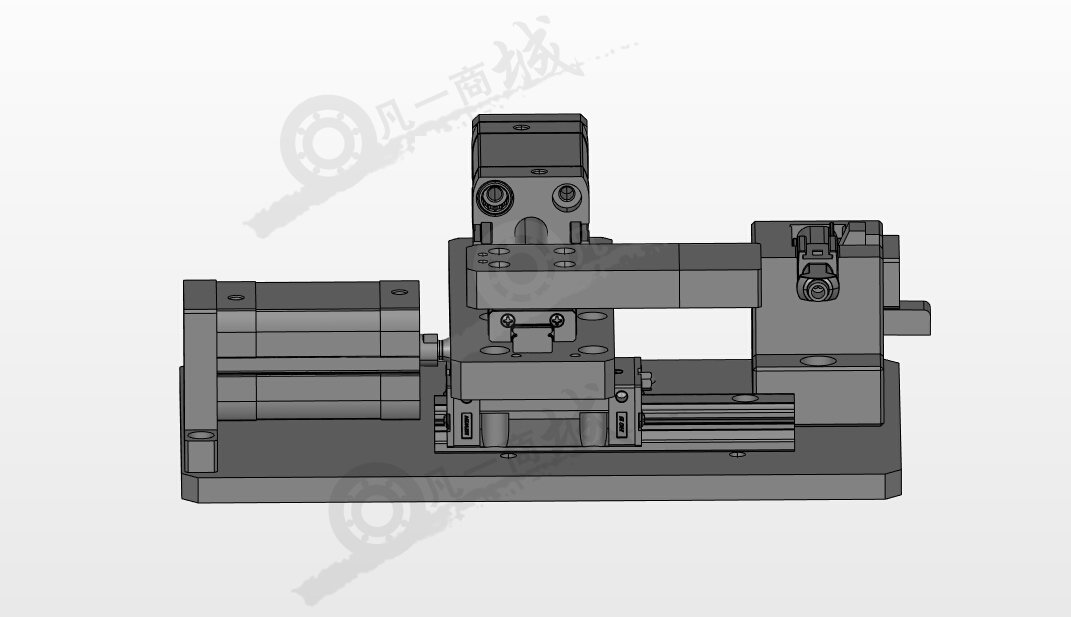 導軌電機自動夾緊機構 模型截圖[3]