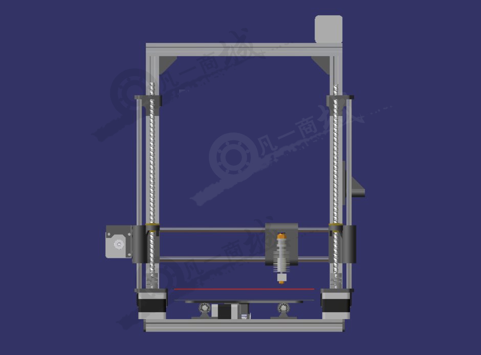 絲杠傳動(dòng)3D打印機(jī) 模型截圖[5]