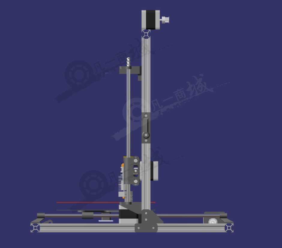 絲杠傳動(dòng)3D打印機(jī) 模型截圖[7]