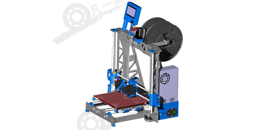 鋼結(jié)構(gòu)3D打印機(jī) 模型截圖[3]