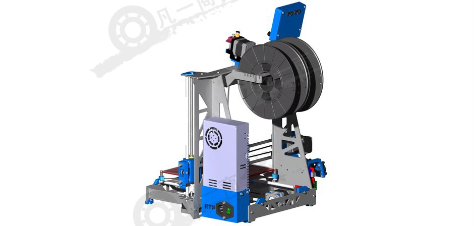 鋼結(jié)構(gòu)3D打印機(jī) 模型截圖[2]