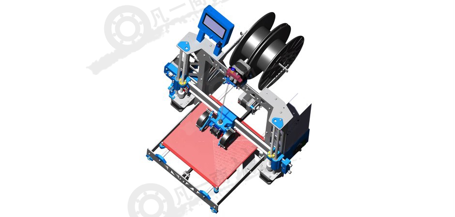 鋼結(jié)構(gòu)3D打印機(jī) 模型截圖[4]