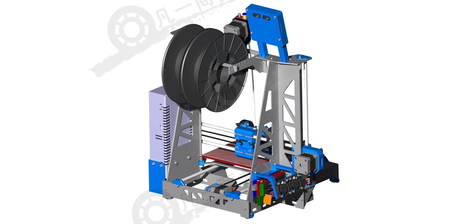 鋼結(jié)構(gòu)3D打印機(jī) 模型截圖[1]