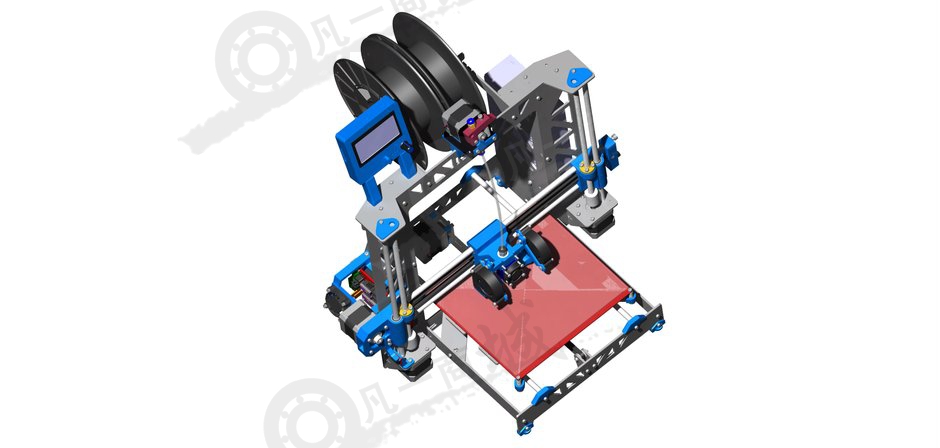 鋼結(jié)構(gòu)3D打印機(jī) 模型截圖[5]