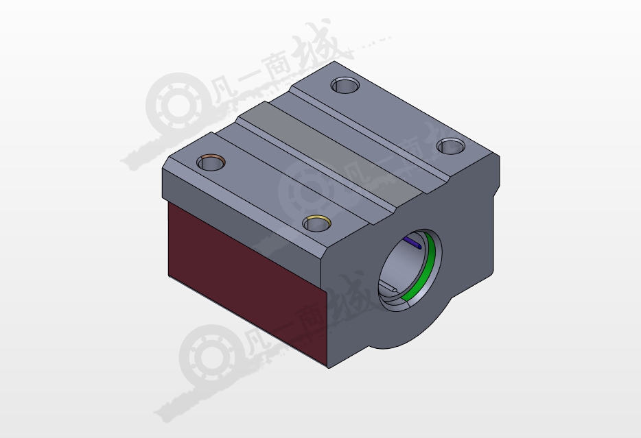 箱型直線軸承SC12mm~50mm尺寸型號(hào) 模型截圖[1]
