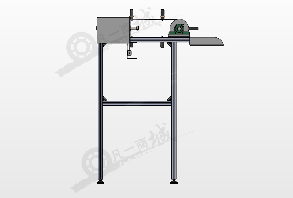 帶固定柱皮帶輸送機 模型截圖[2]