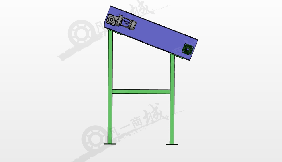 小型傾斜皮帶輸送機(jī) 模型截圖[2]