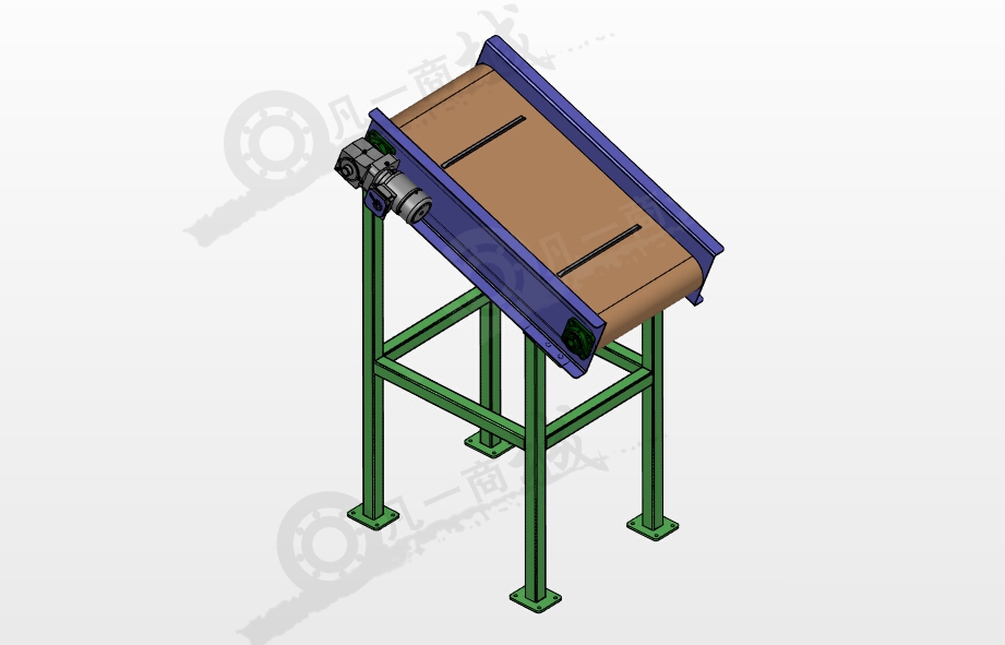 小型傾斜皮帶輸送機(jī) 模型截圖[1]