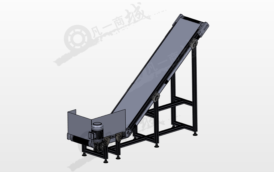 400mm傾斜輸送機 模型截圖[1]