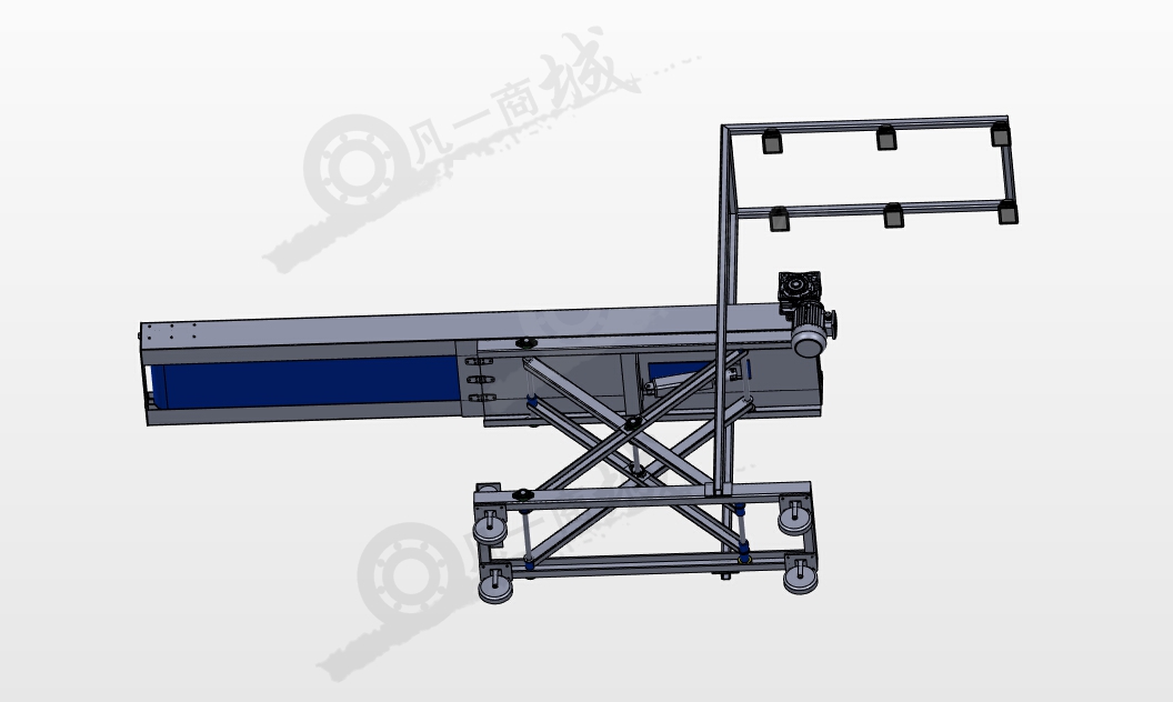 可調(diào)節(jié)角度輸送機 模型截圖[2]