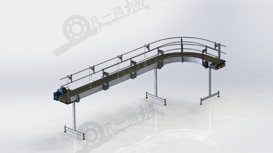 模塊化鏈條瓶子輸送機(jī) 模型截圖[1]