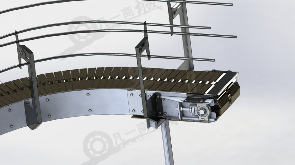 模塊化鏈條瓶子輸送機(jī) 模型截圖[2]