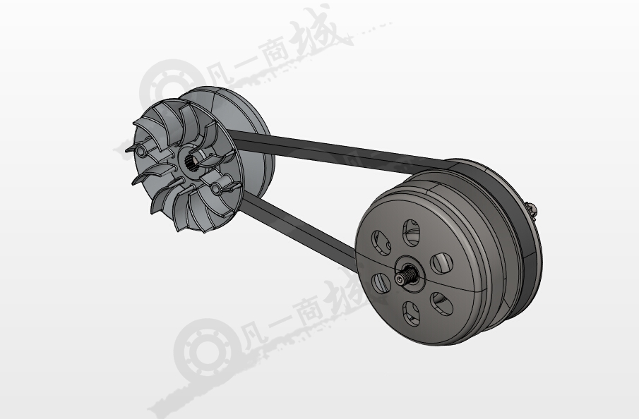單片機(jī)CVT變速器傳動(dòng)機(jī)構(gòu) 模型截圖[1]