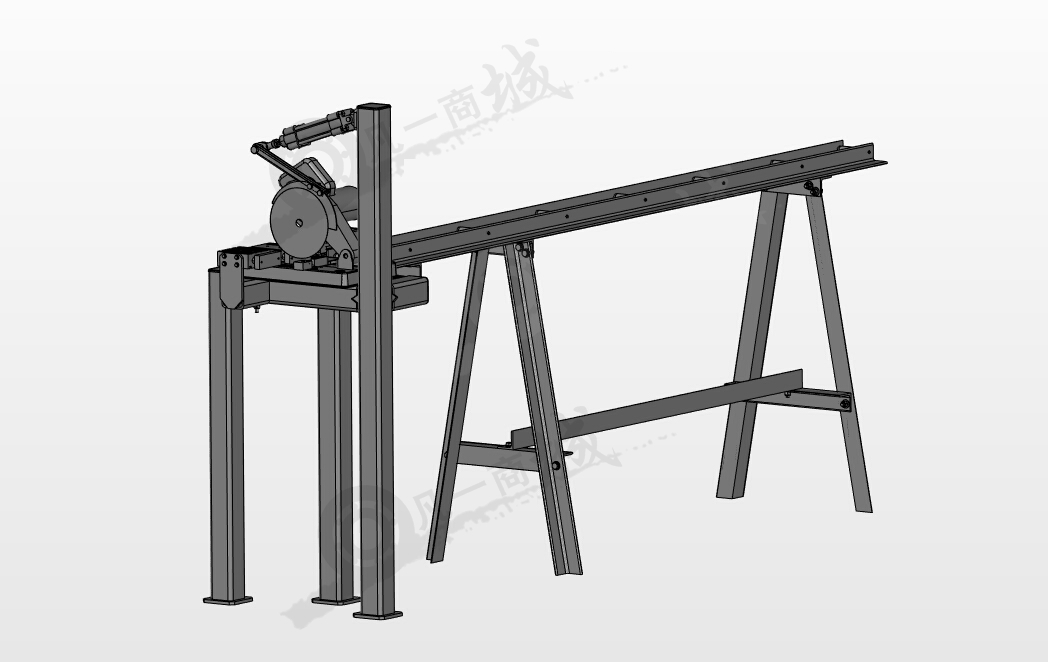 氣動(dòng)控制自動(dòng)切割機(jī) 模型截圖[2]