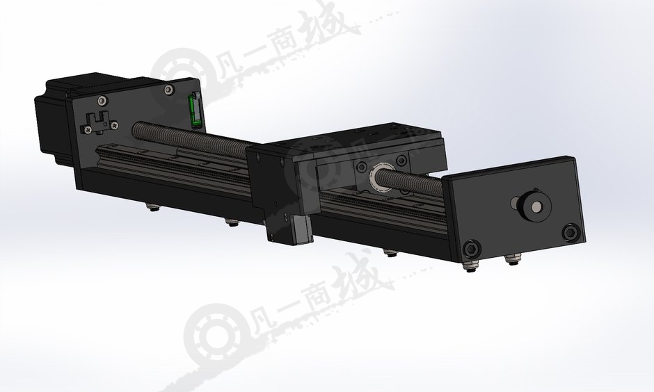 上銀行程710mm直線模組分解圖 模型截圖[2]
