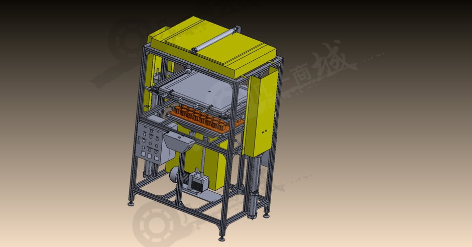 真空塑膠模具成型設(shè)備紙 模型截圖[2]