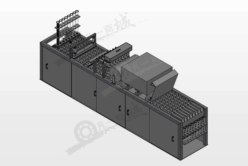 自動填充封蓋輸送線 模型截圖[1]