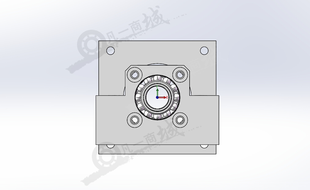 60系列電機(jī)座M60D-BK12-C  模型截圖[2]