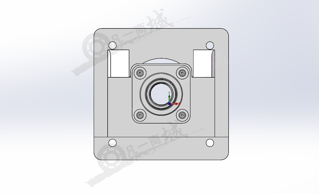 80系列電機(jī)座RBK80-15ZHA  模型截圖[2]