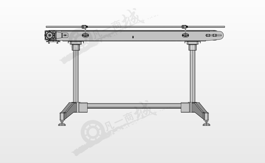 1500×200皮帶輸送機(jī)紙 模型截圖[3]