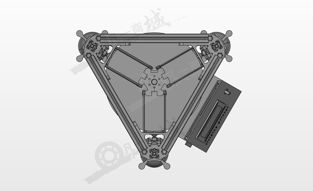 Kossel 三角洲3D打印機(jī)紙 模型截圖[3]