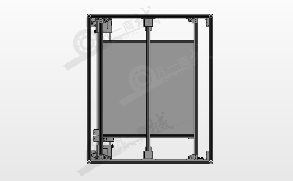 正方形框架3D打印機(jī)紙 模型截圖[3]