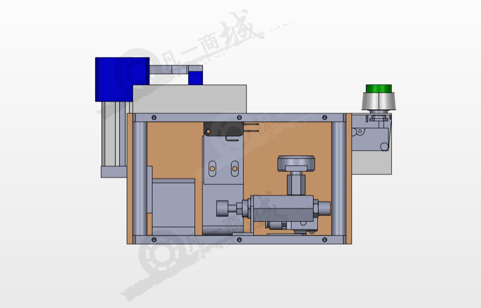 PCB板壓緊機(jī)模型圖紙 模型截圖[4]