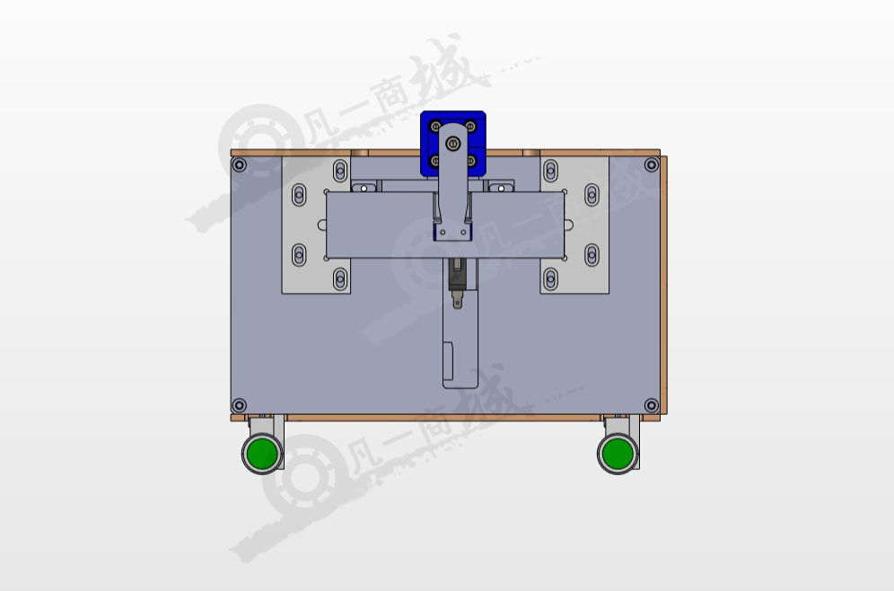 PCB板壓緊機(jī)模型圖紙 模型截圖[3]