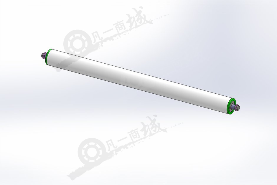 輸送機(jī)用滾筒輥3D模型 模型截圖[1]