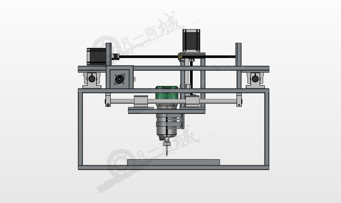 懸掛式數(shù)控雕刻機(jī)3D圖紙 模型截圖[2]