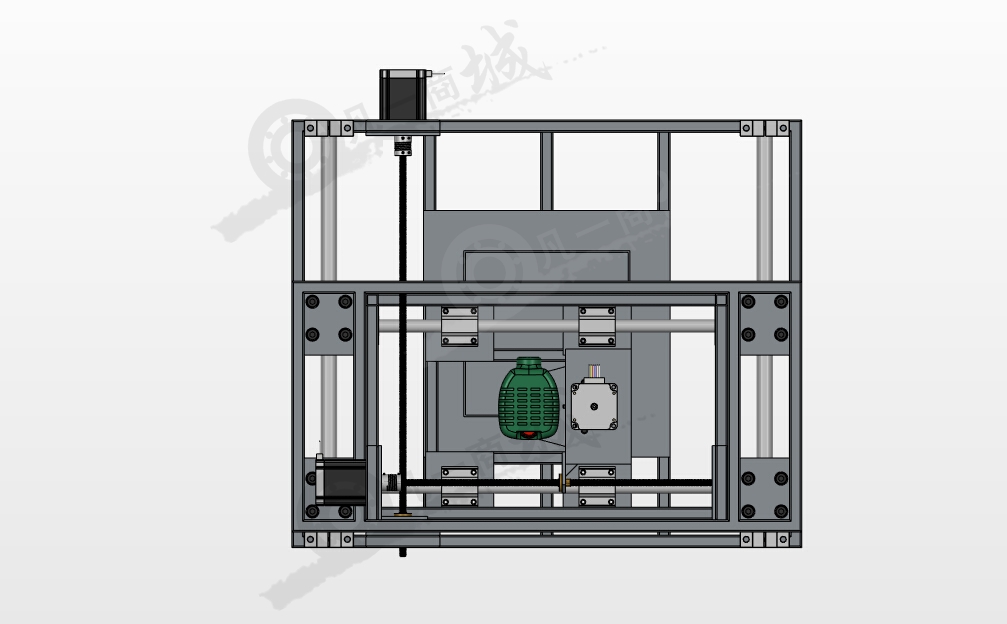 懸掛式數(shù)控雕刻機(jī)3D圖紙 模型截圖[4]