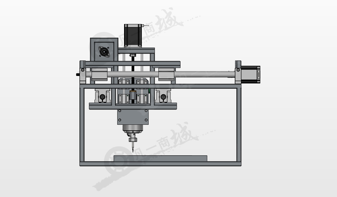 懸掛式數(shù)控雕刻機(jī)3D圖紙 模型截圖[3]