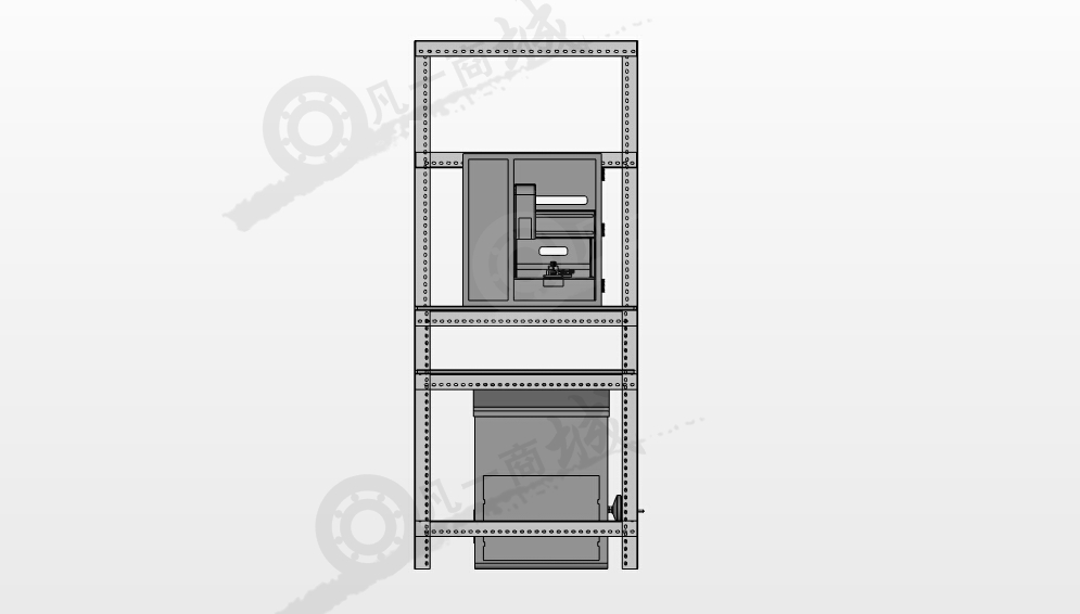 PCB電路板切割機3D模型圖 模型截圖[2]
