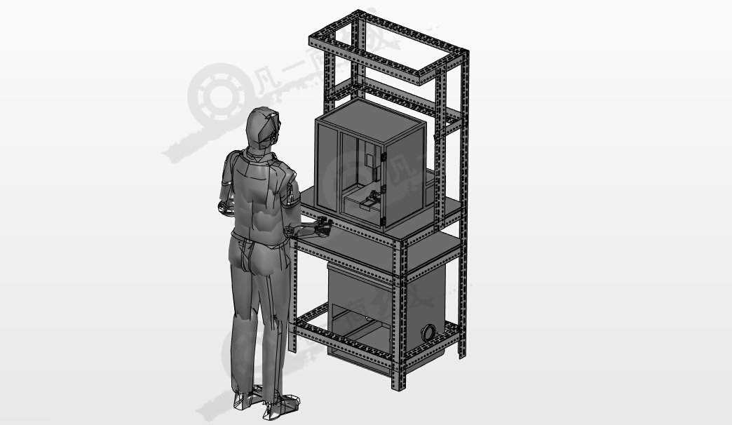 PCB電路板切割機3D模型圖 模型截圖[1]