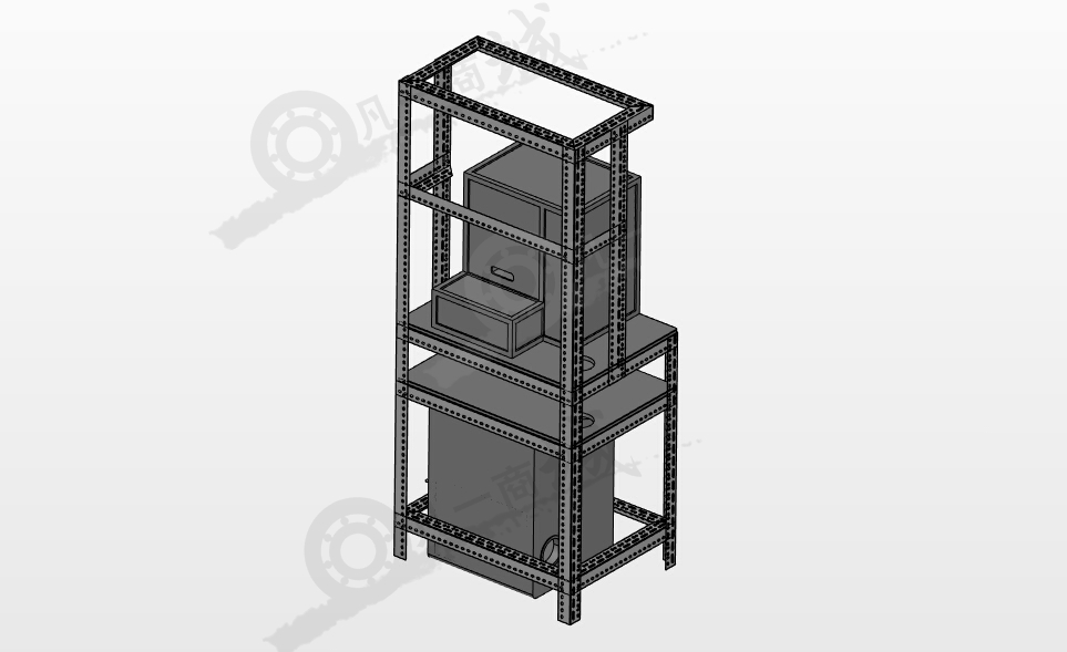 PCB電路板切割機3D模型圖 模型截圖[3]