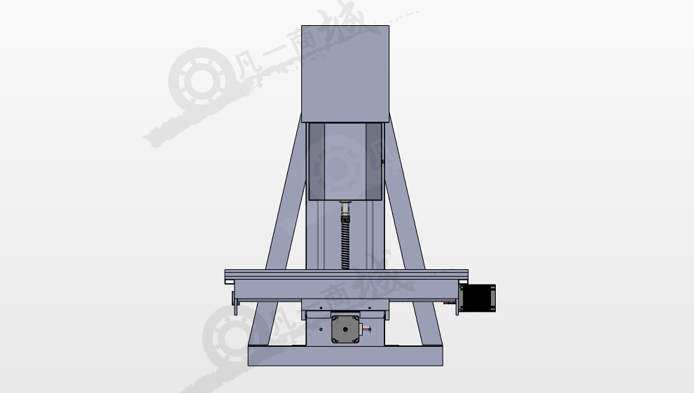 立式三軸數(shù)控雕刻機3D圖紙 模型截圖[3]