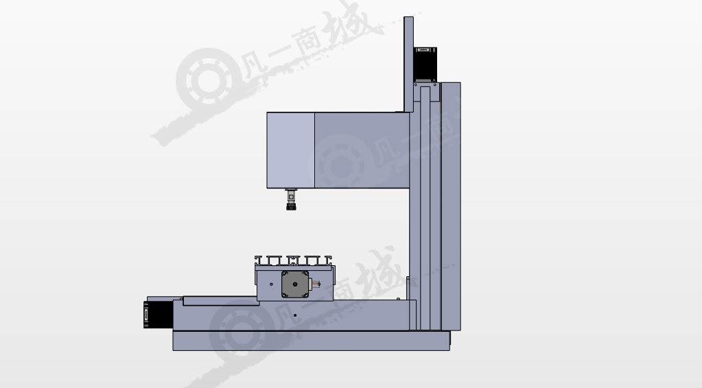 立式三軸數(shù)控雕刻機3D圖紙 模型截圖[2]