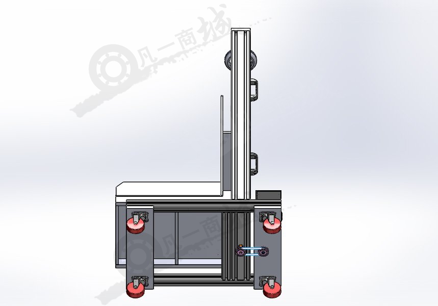 板材升降輸送車三維模型圖 模型截圖[3]