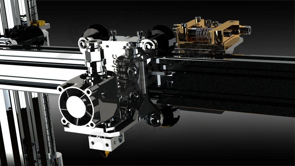 Xgentec 3D打印機(jī) SW圖紙 模型截圖[4]