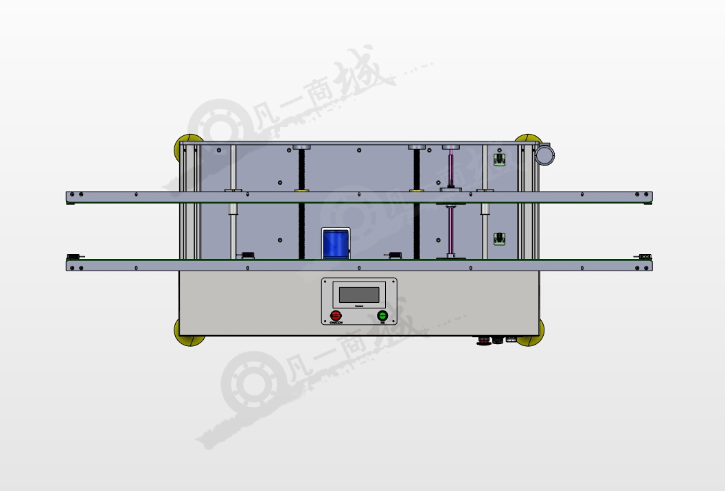 PCB板單通道輸送機(jī)3D圖 模型截圖[4]